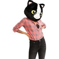 할로윈 용품Clever Idiots Inc Animal Head Mask - Plush Costume for Halloween Parties & Cosplay (Cat)