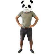 Clever Idiots Inc Animal Head Mask - Plush Costume for Halloween Parties & Cosplay (Panda)