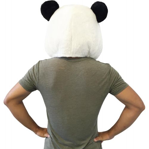  할로윈 용품Clever Idiots Inc Animal Head Mask - Plush Costume for Halloween Parties & Cosplay (Panda)