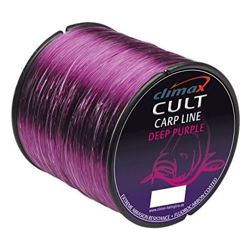  [아마존베스트]Cult Deep Purple Climax Carp Fluorocarbon Coated Fishing Line 0,40mm