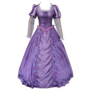 CLLMKL Tangled Costume Adults Princess Rapunzel Dress Halloween Cosplay