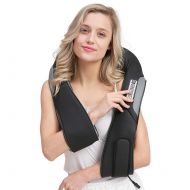 CLORIS Shiatsu Massagers for Neck and Back with Heat - Deep Tissue 3D Kneading Pillow, Electric...