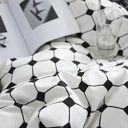  CLOTHKNOW Big Checker Duvet Cover Sets Boys Full/Queen Quilt Cover Cotton Modern Comforter Cover Geometric 1 Duvet Cover 2 Pillowcases no Comforter