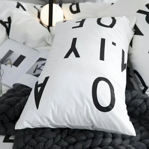  CLOTHKNOW Black Pattern Duvet Cover Checker Quilt Cover Geometric Comforter Cover Full/Queen White for Boys Teens Modern Reversible with 1 Duvet Cover 2 Pillowcases no Comforter