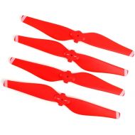 CLOVER 4pcs 5332S Quick-Release Colorful Propellers for DJI Mavic Air - Red