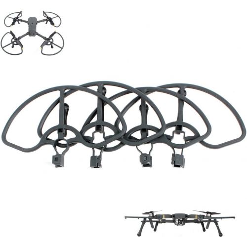  CLOVER Props Guards Propeller Bumper Protectors Shielding Rings with Landing Gears Stabilizers Kit for DJI Mavic PRO/Platinum/White (4pcs/Set)