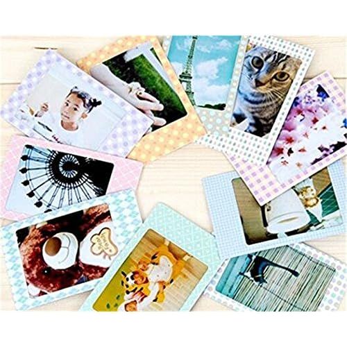  CLOVER 7 in 1 Accessory Bundles Set for Fujifilm Instax Mini 8 Instant Camera (White Bow Case Bag/Album/Colorful Filter/Close-Up Lens/Wall Hanging Frame/Photo Frame/Sticker Borders