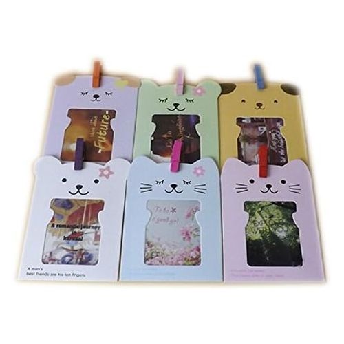  CLOVER Accessories Bundle Set for Fujifilm Instax Mini 8 Instant Camera (Flower Owl Case Bag/Album/Close-Up Lens/Wall Hanging Frame/Sticker Borders)