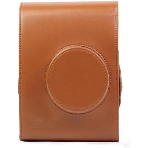  CLOVER Retro Vintage Brown PU Leather Camera Case Bag for LOMO Automat Instax Camera