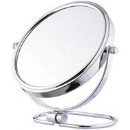 CLQ Makeup Mirrors Wall-Mounted Mirrors Mirror 7-8-Inch Massive Magnifying Makeup Mirror | Double-Sided 1X & 3X Magnification for Vanity Countertop Bathroom Mirrors Floor & Full Le