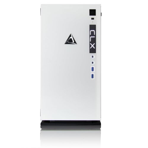  CybertronPC CLX Set Gaming PC - AMD Ryzen 7 1700 3.00GHz 8-Core, 16GB DDR4, NVIDIA GTX 1070 8GB Video, 120GB SSD + 1TB HDD, Win 10 Home 64-bit, White