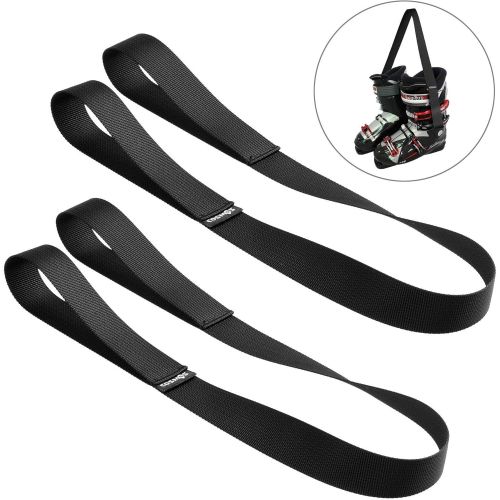  CM Cosmos 2 Pcs Ski Boots Carrier Strap Snowboard Boot Shoulder Sling Leash Roller Skate Leash for Ice Skates Rollerblades