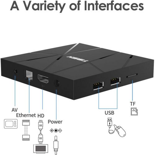  [아마존베스트]-Service-Informationen Android 10.0 TV Box T95H 2GB RAM 16GB ROM llwinner H616 Quad-Core 64bit WiFi 2.4+100MB LAN Android TV Box / H.265 3D 4K HD Smart Android TV Box