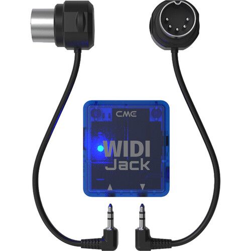  CME WIDI Jack Wireless MIDI-Over-Bluetooth Adapter with DIN-5 Cables