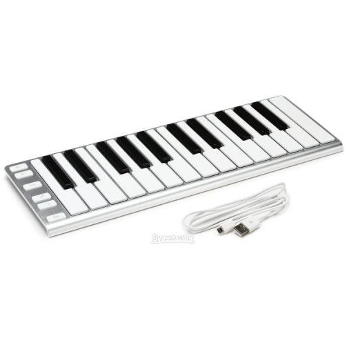  CME Xkey 25-key Mobile Keyboard Controller - Silver