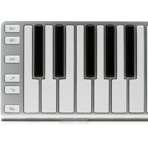  CME Xkey 25-key Mobile Keyboard Controller - Silver