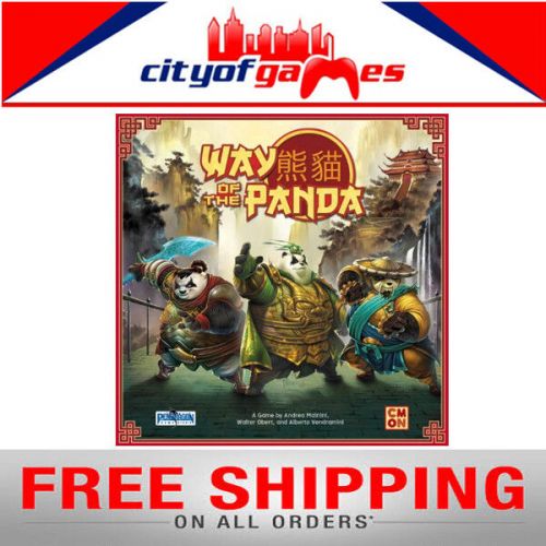  CMON Way of the Panda Board Game New Free Shipping