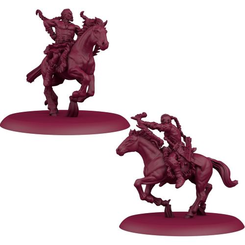  A Song of Ice and Fire Tabletop Miniatures Dothraki Outriders Unit Box Strategy Game for Teens and Adults Ages 14+ 2+ Players Average Playtime 45-60 Minutes Made by CMON