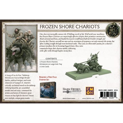  A Song of Ice and Fire Tabletop Miniatures Frozen Shore Chariots Unit Box Strategy Game for Teens and Adults Ages 14+ 2+ Players Average Playtime 45-60 Minutes Made by CMON, (SIF41