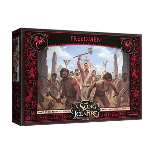  A Song of Ice and Fire Tabletop Miniatures Freedmen Unit Box Strategy Game for Teens and Adults Ages 14+ 2+ Players Average Playtime 45-60 Minutes Made by CMON