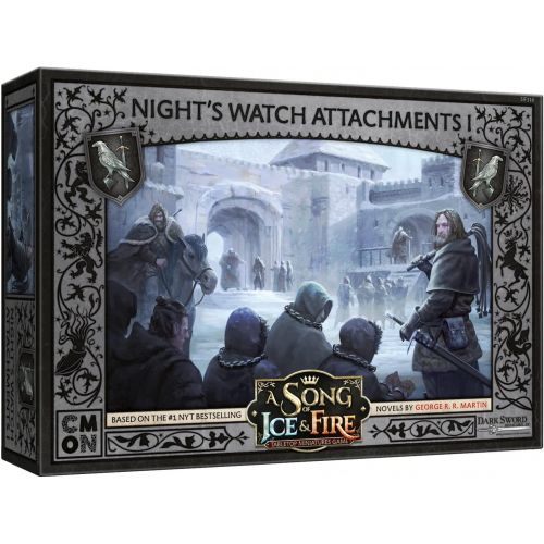  CMON A Song of Ice and Fire Tabletop Miniatures Game Nights Watch Attachments I BOX SET Strategy Game for Teens and Adults Ages 14+ 2+ Players Average Playtime 45-60 Minutes Made by CMO