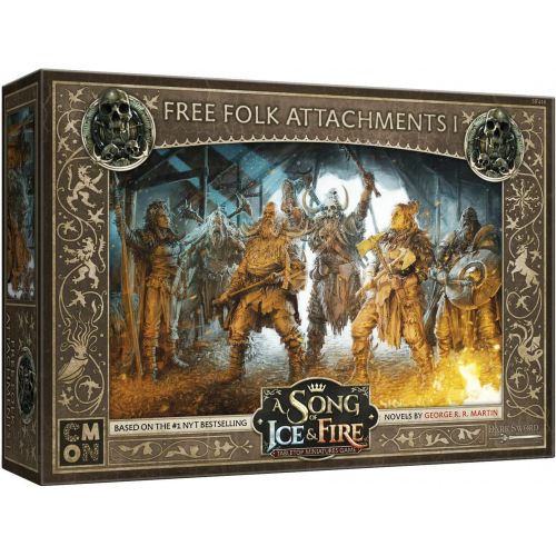  A Song of Ice and Fire Tabletop Miniatures Game Free Folk Attachments I Box Set Strategy Game for Teens and Adults Ages 14+ 2+ Players Average Playtime 45-60 Minutes Made by CMON