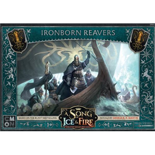  A Song of Ice and Fire Tabletop Miniatures Ironborn Reavers Unit Box Strategy Game for Teens and Adults Ages 14+ 2+ Players Average Playtime 45-60 Minutes Made by CMON, (SIF901)