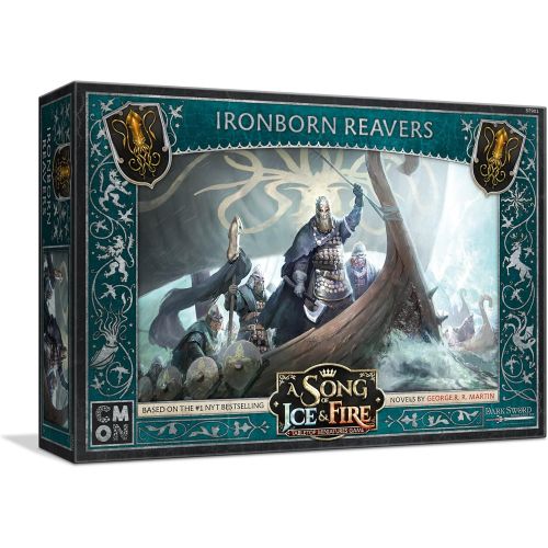  A Song of Ice and Fire Tabletop Miniatures Ironborn Reavers Unit Box Strategy Game for Teens and Adults Ages 14+ 2+ Players Average Playtime 45-60 Minutes Made by CMON, (SIF901)