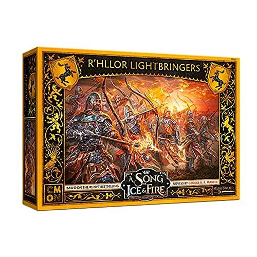  CMON A Song of Ice and Fire Tabletop Miniatures Rhllor Lightbringers Unit Box Strategy Game for Teens and Adults Ages 14+ 2+ Players Average Playtime 45-60 Minutes Made