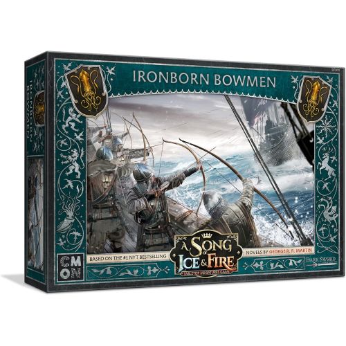  A Song of Ice and Fire Tabletop Miniatures Ironborn Bowmen Unit Box Strategy Game for Teens and Adults Ages 14+ 2+ Players Average Playtime 45-60 Minutes Made by CMON, (SIF902)