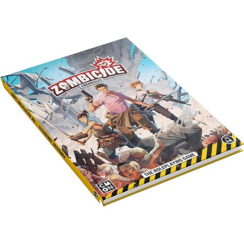  CMON Zombicide Chronicles The Roleplaying Game Core Book Strategy Game Zombie Adventure Game Cooperative Game for Adults and Teens Ages 14+ 2+ Players Avg. Playtime 30-45 Minutes Made b