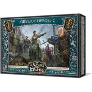 A Song of Ice and Fire Tabletop Miniatures Game Greyjoy Heroes Unit Box #2 Strategy Game for Teens and Adults Ages 14+ 2+ Players Avg. Playtime 45-60 Minutes Made by CMON Multi Col