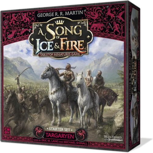  A Song of Ice and Fire: Tabletop Miniatures Game Targaryen Starter Set Strategy Game for Teens and Adults Ages 14+ 2+ Players Average Playtime 45-60 Minutes Made by CMON