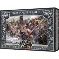 A Song of Ice and Fire Tabletop Miniatures Karstark Spearmen Strategy Game for Teens and Adults Ages 14+ 2+ Players Average Playtime 45-60 Minutes Made by CMON, (SIF114)