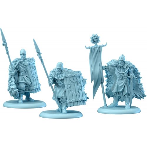  A Song of Ice and Fire Tabletop Miniatures Karstark Spearmen Strategy Game for Teens and Adults Ages 14+ 2+ Players Average Playtime 45-60 Minutes Made by CMON, (SIF114)