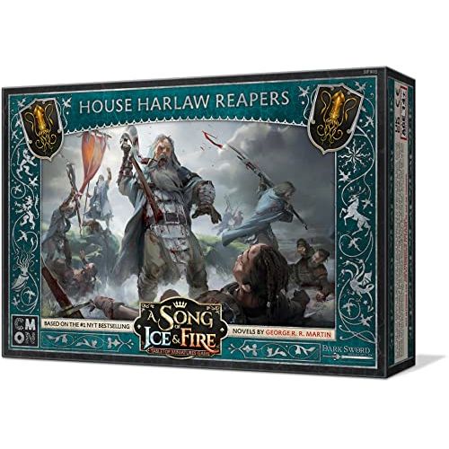  A Song of Ice and Fire Tabletop Miniatures Game Harlaw Reapers Unit Box Strategy Game for Teens and Adults Ages 14+ 2+ Players Average Playtime 45-60 Minutes Made by CMON SIF905 Mu