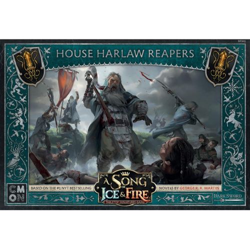  A Song of Ice and Fire Tabletop Miniatures Game Harlaw Reapers Unit Box Strategy Game for Teens and Adults Ages 14+ 2+ Players Average Playtime 45-60 Minutes Made by CMON SIF905 Mu