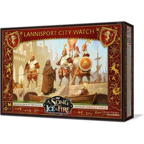  A Song of Ice and Fire Tabletop Miniatures Game Lannisport Enforcers Unit Box Strategy Game for Teens and Adults Ages 14+ 2+ Players Avg. Playtime 45-60 Minutes Made by CMON