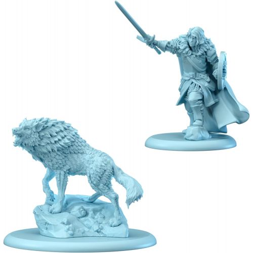  A Song of Ice & Fire Tabletop Miniatures Game Stark Starter Set Strategy Game for Teens and Adults Ages 14+ 2+ Players Average Playtime 45-60 Minutes Made by CMON, Multicolor, (SIF