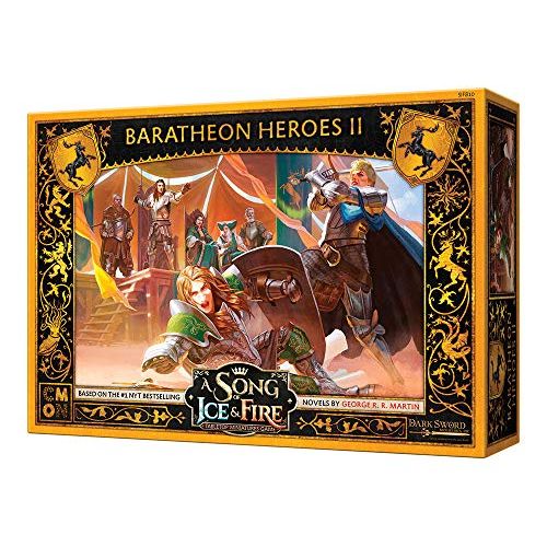  A Song of Ice and Fire Tabletop Miniatures Baratheon Heroes II Box Set Strategy Game for Teens and Adults Ages 14+ 2+ Players Average Playtime 45-60 Minutes Made by CMON