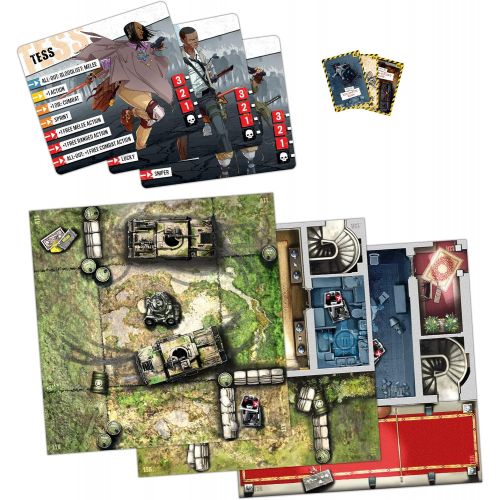  CMON Zombicide 2nd Edition: Washington Z.C. Expansion Zombie Game Cooperative Miniatures Board Game Horror Adventure Game Ages 14+ for 1 to 6 Players Average Playtime 60 Minutes Made by