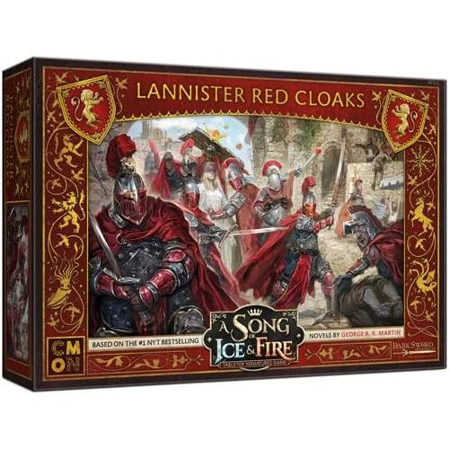  A Song of Ice and Fire Tabletop Miniatures Game Lannister Red Cloaks Unit Box Strategy Game for Teens Ages 14+ 2+ Players Average Playtime 45-60 Minutes Made by CMON