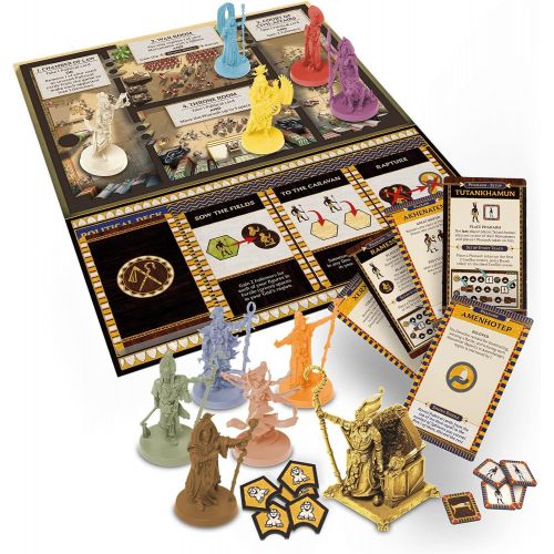  Ankh Gods of Egypt Board Game Pharaoh Expansion Ancient Egyptian Mythology Game Strategy Game for Adults and Teens Ages 14+ 2-5 Players Average Playtime 90 Minutes Made by CMON