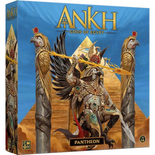  CMON Ankh Gods of Egypt Board Game Pantheon Expansion Ancient Egyptian Mythology Game Strategy Game for Adults and Teens Ages 14+ 2-5 Players Average Playtime 90 Minutes Made