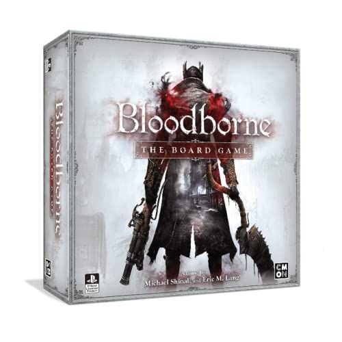  Bloodborne The Board Game Strategy Game Horror Game Adventure Game Cooperative Game for Adults and Teens Ages 14+ 1-4 Players Average Playtime 60-90 Minutes Made by CMON