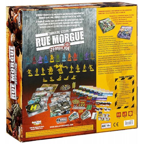  CMON Zombicide Season 3 Rue Morgue Board Game