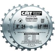CMT 230.524.08 Precision Dado Set, 8-Inch X 24 Teeth FTG+ATB Grind with 58-Inch. Bore