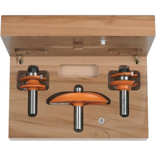  CMT 800.513.11 3-Piece Ogee Kitchen Set in Hardwood Case, 12-Inch Shank