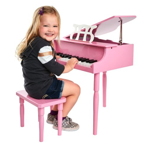  CMT Industrial Pink Kids Toy Grand Piano