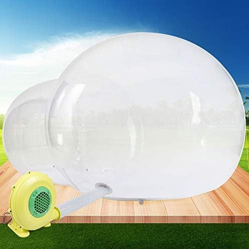  CNCEST Inflatable Bubble Tent 3x5M Luxurious Outdoor Gazebos Transparent Camping Tent Clear Canopy with Blower for Family Camping